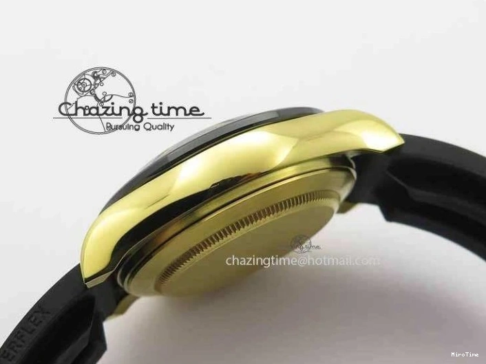 MiroTime 0417 Timeless Daytona YG 116518LN JH Best Edition White Dial On Rubber Strap A4130 (Free XS rubber strap) 3643